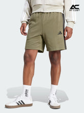 Essential 3-Stripes French Terry Shorts GREEN