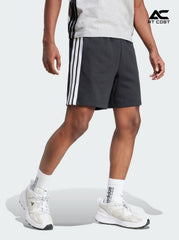 Essential 3-Stripes French Terry Shorts BLACK
