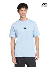 Essentials Small Logo Tee - Light Blue