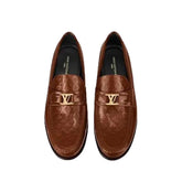 LV Major Loafer Embossed (Brown)