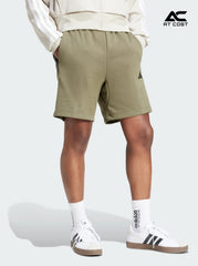 Essential 3-Stripes French Terry Shorts GREEN