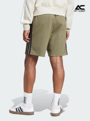 Essential 3-Stripes French Terry Shorts GREEN
