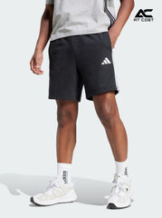 Essential 3-Stripes French Terry Shorts BLACK